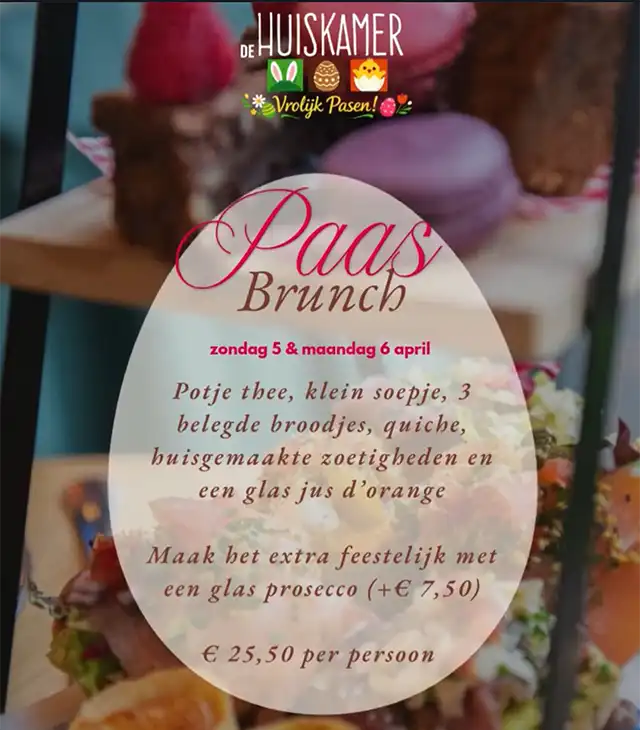 paasontbijt de huiskamer royale